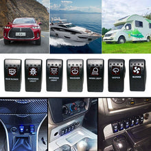 Load image into Gallery viewer, DC 12V/24V 20A/10A Automobile modification switch 3Pin Houseboat button
