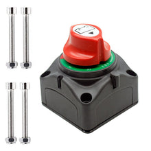 Load image into Gallery viewer, Dual frequency Battery Switch 12-48V Battery Power Cut Master Switch Disconnect Isolator for Car, Vehicle, RV and Boat (On/Off)
