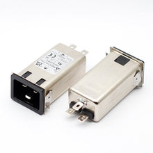 Load image into Gallery viewer, Electrical Buddy IEC 320 C20 Male Socket Panel Mount Power Line EMI Filter
