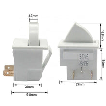 Load image into Gallery viewer, Refrigerator Door Light Switch 3pin HC-050K.4
