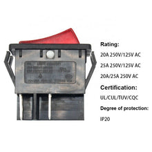 Load image into Gallery viewer, Light country 250V 25A ON OFF 4PIN KCD4 DPST welding machine R599KDFT2FA
