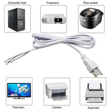 Load image into Gallery viewer, NEMA power cord SPT-2 3X18AWG YS-31 (Length 1.2 to 3 Meter)
