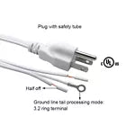 Load image into Gallery viewer, NEMA power cord SPT-2 3X18AWG YS-31 (Length 1.2 to 3 Meter)
