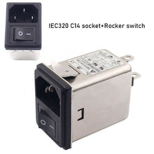 Load image into Gallery viewer, POWER ENTRY MODULE EMI filter IEC 320 C14 SOCKET With DPST 03SS3-SPSR-Q(B)
