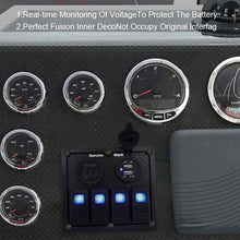 Load image into Gallery viewer, RV Marine Car Vehicles Truck Boat Waterproof, Digital Voltmeter Display
