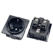 Load image into Gallery viewer, Rich bay RG-02 European Germany waterproof schuko socket outlet snap-in RG-02
