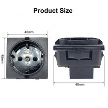 Load image into Gallery viewer, Rich bay RG-02 European Germany waterproof schuko socket outlet snap-in RG-02
