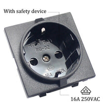Load image into Gallery viewer, Rich bay RG-02 European Germany waterproof schuko socket outlet snap-in RG-02
