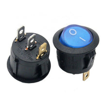 Load image into Gallery viewer, Round rocker switch with red lamp RLEIL power switch RL3-5T105
