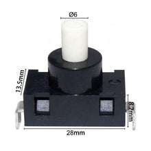 Load image into Gallery viewer, Self-locking flashlight vacuum cleaner push button momentary switch KAG-01A8
