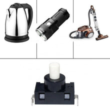 Load image into Gallery viewer, Self-locking flashlight vacuum cleaner push button momentary switch KAG-01A8
