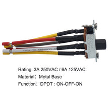 Load image into Gallery viewer, Canal Ceiling Fan Slide Switch 6Pin Reverse Direction Zing Ear ZE-209-22
