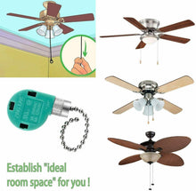 Load image into Gallery viewer, ZING EAR Pull Chain Ceiling Fan Switch 3 Speed 4 Wire ZE-268S6 (Silver) 10PCS
