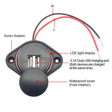 Load image into Gallery viewer, Fast charger 3.1a 2 USB 12-24 V dual port car charger
