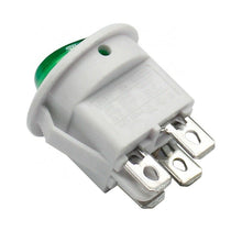 Load image into Gallery viewer, leci rs601 green light 4pin on off round rocker switches RS601
