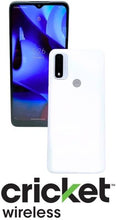 Load image into Gallery viewer, Motorola moto g go Works on AT&amp;T Prepaid, Post Paid, Cricket, H2O &amp; RedPocket Mobile GSM, (Locked to AT&amp;T &amp; AT&amp;T MVNOs) Includes SIM Card for AT&amp;T Prepaid Service &amp; H2O Prepaid Service on AT&amp;T Network
