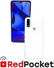 Load image into Gallery viewer, Motorola moto g go Works on AT&amp;T Prepaid, Post Paid, Cricket, H2O &amp; RedPocket Mobile GSM, (Locked to AT&amp;T &amp; AT&amp;T MVNOs) Includes SIM Card for AT&amp;T Prepaid Service &amp; H2O Prepaid Service on AT&amp;T Network
