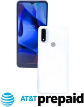 Load image into Gallery viewer, Motorola moto g go Works on AT&amp;T Prepaid, Post Paid, Cricket, H2O &amp; RedPocket Mobile GSM, (Locked to AT&amp;T &amp; AT&amp;T MVNOs) Includes SIM Card for AT&amp;T Prepaid Service &amp; H2O Prepaid Service on AT&amp;T Network
