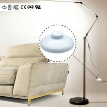 Load image into Gallery viewer, Foot Pedal Push Button On Off Inline Floor Lamp Switch XH-317 White

